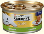 Консервированный корм для кошек Gold Паштет кролик