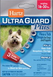 Ultra Guard Plus Flea&Tick Drops for Dogs and Puppies, 7-14 