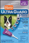 Ultra Guard Plus Flea&Tick Drops for Dogs and Puppies, 14-27 